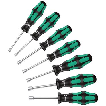 WERA 395 HO/7 SM Hollow Shaft Nut Driver Set