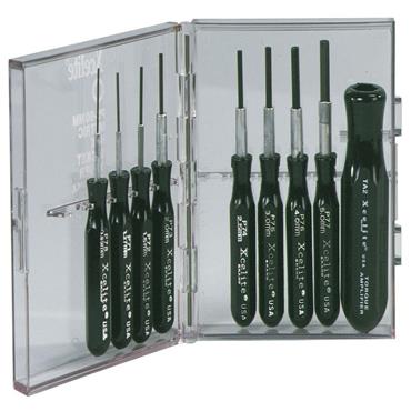Xcelite XCPS-90MMN 9 Piece Metric Hex Key Nutdriver Set