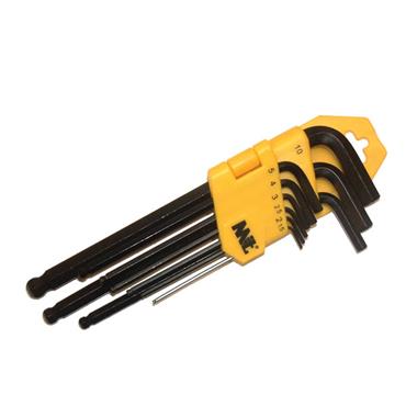 CITEC 12 Piece Ballpoint L-Wrench Imperial Hex Key Set