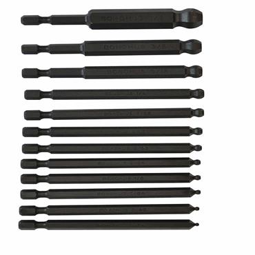 Bondhus BHX12 12 Piece Imperial Balldriver Power Bit Set