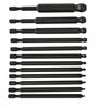 Bondhus BHX12 12 Piece Imperial Balldriver Power Bit Set