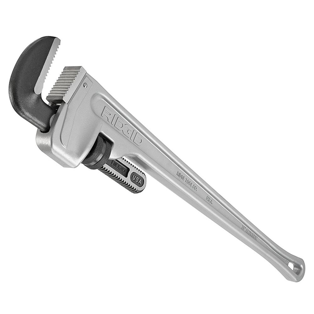 RIDGID TOOLS #836 ALUMINUM 36 PIPE WRENCH MADE IN U.S.A RIDGID PIPE