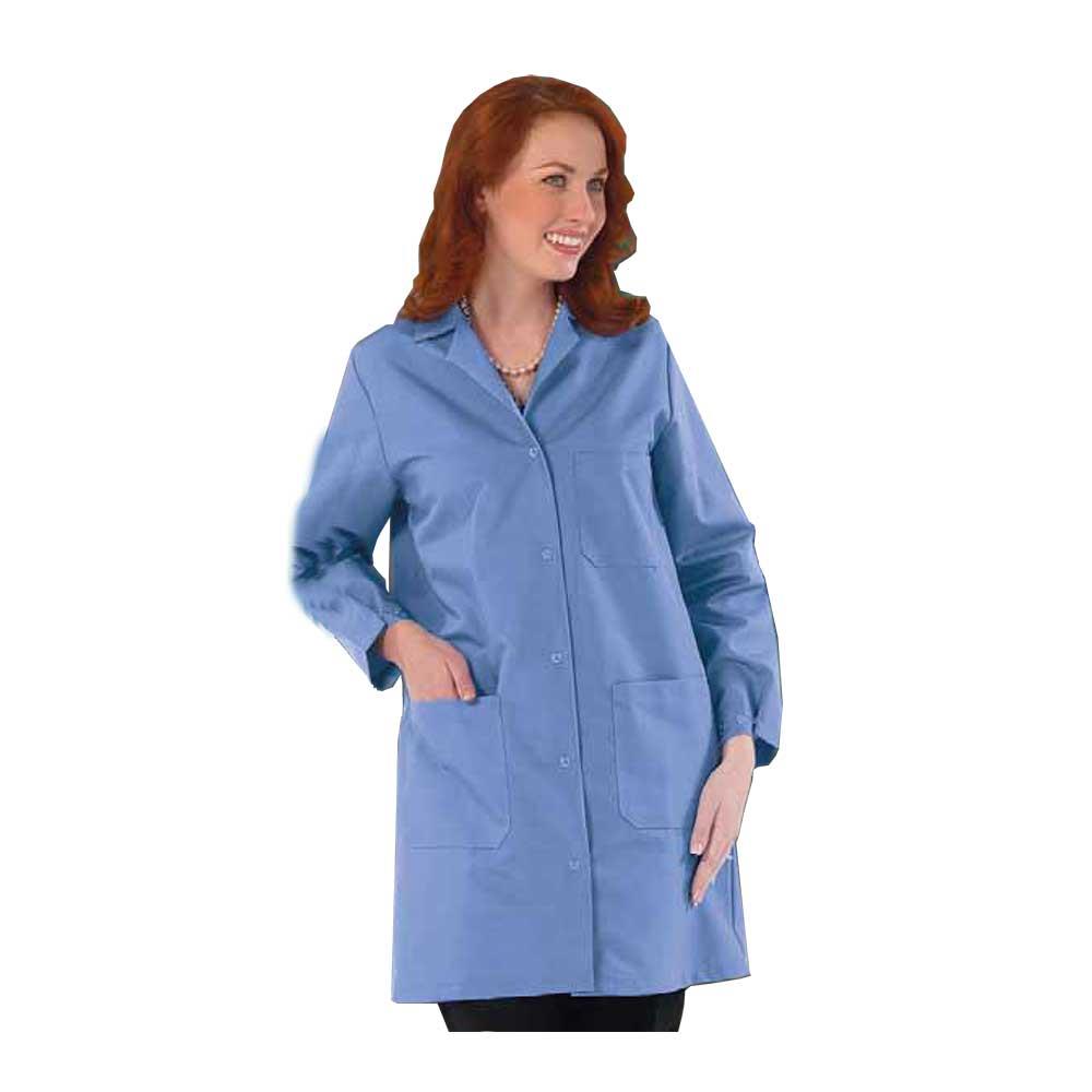 CITEC Microstat Ladies' Skimmer ESD Coat, Silicia Blue available online