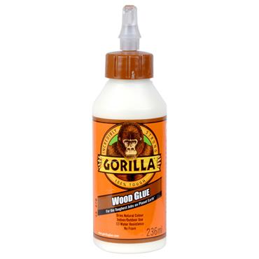 Gorilla Glue 236ml Incredibly Strong Light Tan Wood Glue 5044801