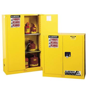 Justrite 8945001 Sure-Grip Safety Can Manual Storage Flammable Cabinet