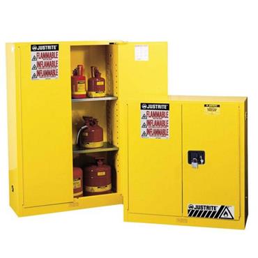 Justrite 8945201 Sure-Grip Safety Can Self-Close Storage Flammable Cabinet