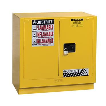 Justrite 8923001 EX Undercounter Yellow Manual Safety Flammable Cabinet