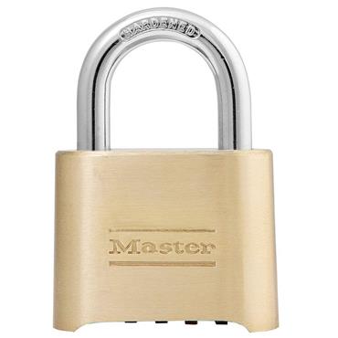 MASTERLOCK 175 25mm Shackle Length Resettable Combination Brass Padlock