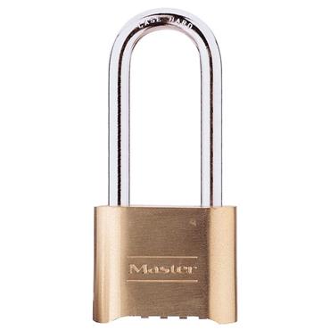 MASTERLOCK 175LH 57mm Shackle Length Resettable Combination Brass Padlock