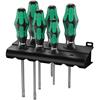 Wera 05105656001 6 Piece Kraftform Plus Slotted/Pozidriv Screwdriver Set