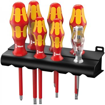 Wera 05006148001 7 Piece Slotted and Pozidrive Screwdriver Set