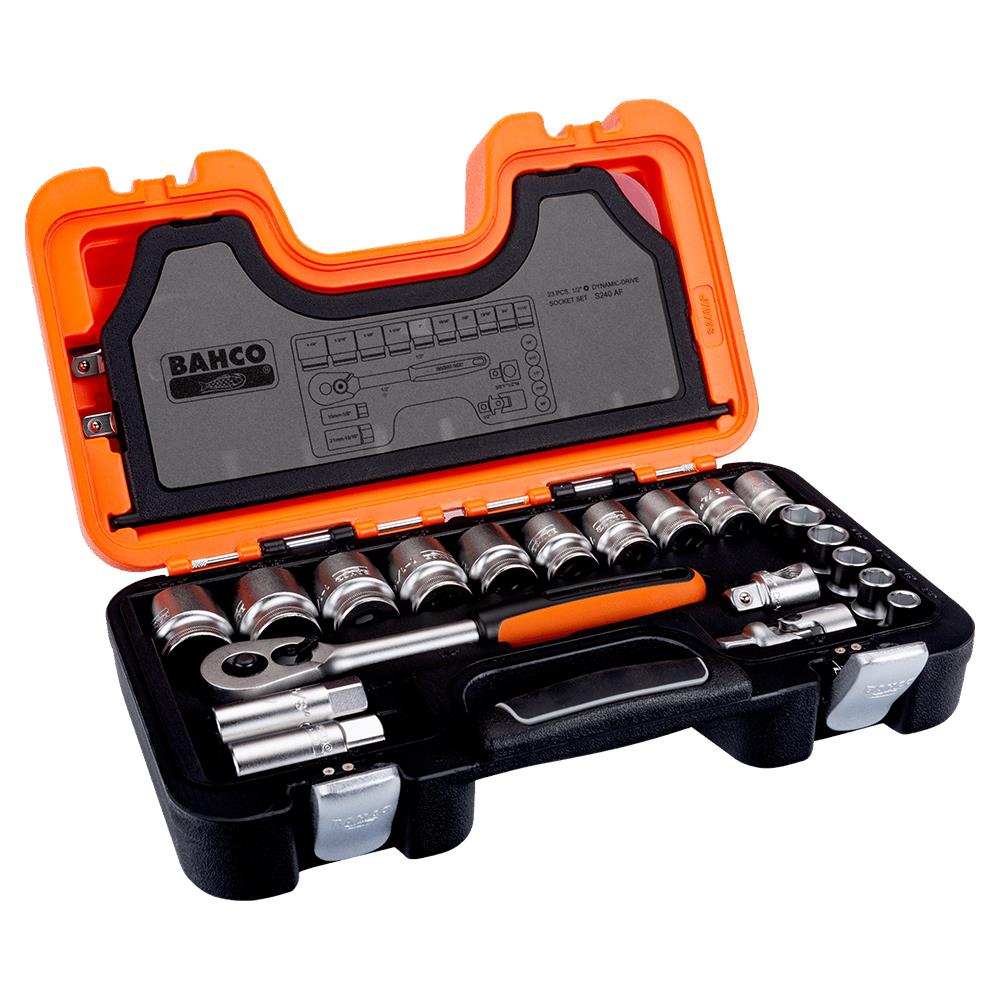 Bahco S240AF 23 Piece Imperial 1/2" Drive Socket Set available online