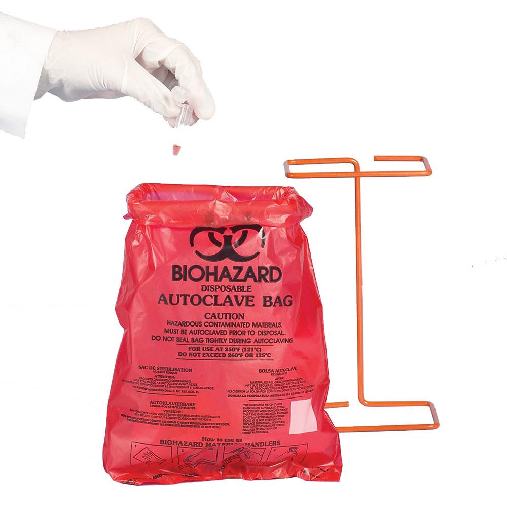 SCIENCEWARE BenchTop BioHazard Bag & Holder available online