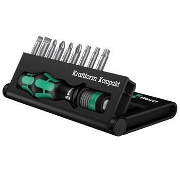Wera 505665300110 Piece Kraftform Kompakt Screwdriver Bit Set
