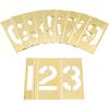 PRYOR 50.0mm/ 2" Set of 0-9 Numbers Interlocking Stencils 0516-2