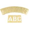 PRYOR 50.0mm/ 2" Set of A-Z Letters Interlocking Stencils 0517-2