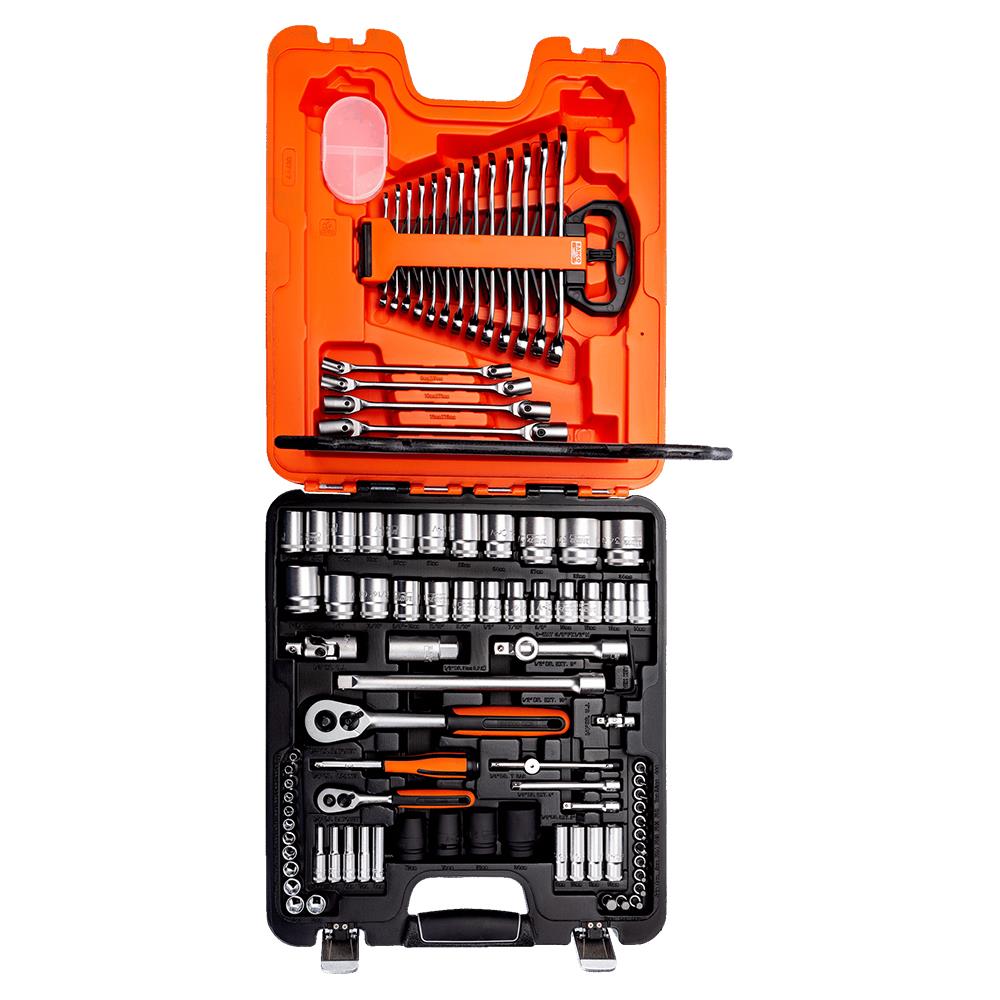 Bahco S87+7 94 Piece 1/2" and 1/4" Drive Combination Socket Set