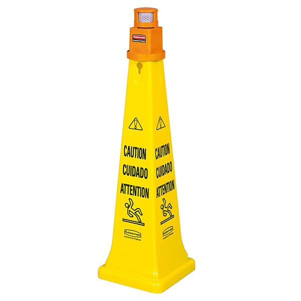 RUBBERMAID FG628700 Safety Cones with Barrier Tape available online Caulfield Industrial
