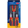 Knipex 00 20 12 3 Piece Electro Pack VDE Pliers Set