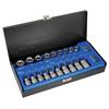 Laser 2982 Star Socket Set 3/8"D and 1/2"D, 27 Pieces