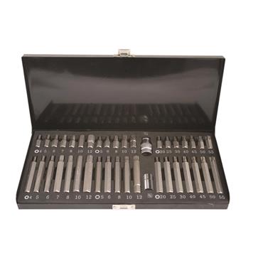 Laser 1687 Star Spline and Hex Bit Set 40 Piece