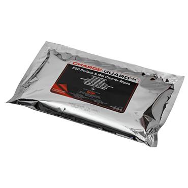 DESCO EUROPE 8004 Charge Guard, Surface & Mat Cheaner, 25 Wipes