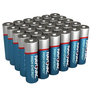 Rayovac 815-30PPTK 30 Piece High Energy AA Alkaline Batteries