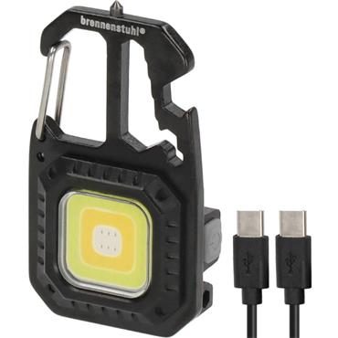 BRENNENSTUHL 1173750009 Compact Mini Rechargeable LED Torch with 6 integrated tools