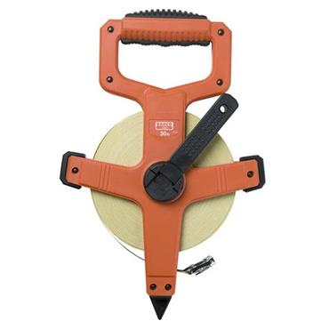 BAHCO LTS-30-E 30m LTS Open Reel Fibreglass Metric/Imperial Measuring Tape