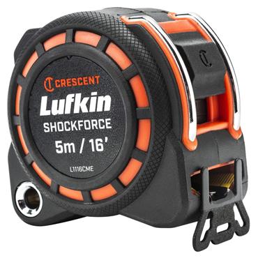 CRESCENT L1116CME 5m Shockforce Dual Sided Metric/Imperial Measuring Tape