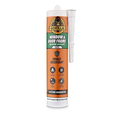 GORILLA GLUE GG121962 Window  & Door  Frame Sealant, 295ml, White