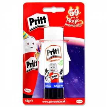 Pritt Stick Carded - 43G - Large Size for Heavy Duty Use GL310639