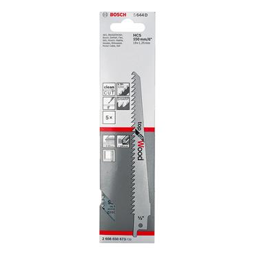 Bosch S664D 5 Piece Wood Cutting Sabre Saw Blades