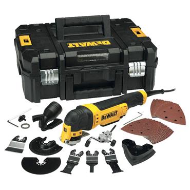 DeWALT DWE315KT Oscillating Multi-Cutter in TStak Case with 37 Accessories
