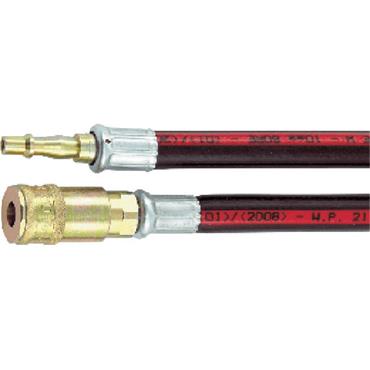 PCL HA2129 20m 3/8" Air Tool Hose with Vertex Coupling & Standard Adaptor