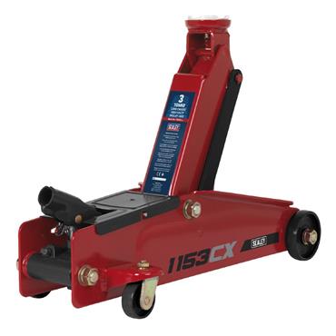 SEALEY 1153CX Trolley Jack 3 Tonne Long Chassis