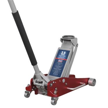 SEALEY RJAS2500 Trolley Jack 2.5tonne Aluminium/Steel Rocket Lift