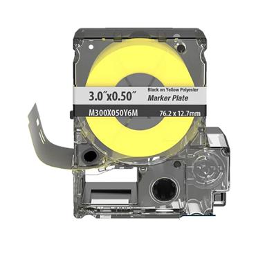 PANDUIT M300X050Y6M PXE Cassette Marker Plate Polyester 3