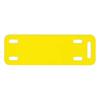 PANDUIT M300X050Y6T TTPoly/Po Marker Plate, 3"x5", Yellow