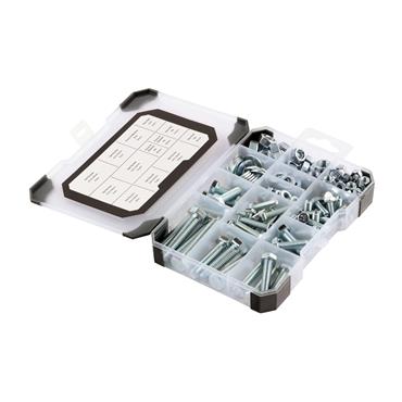 TIMCO TRAY640 Mixed Tray - Set Screws Nuts Washers – A2 Stainless Steel, 199 Piece