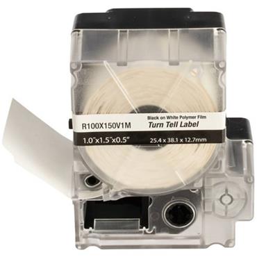 Panduit R100X150V1M Self-Laminating Vinyl Label Casette 25.4mm X 38.1mm for MP300 Printer