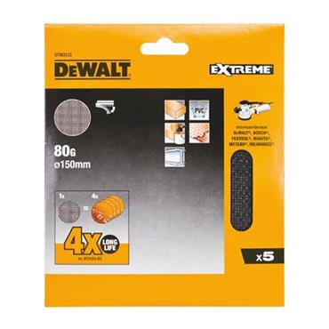 DEWALT DTM3123 80 Grit 150mm Mesh Sanding Discs