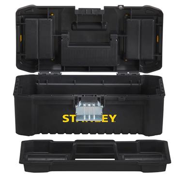 STANLEY STST1-75518 406 x 195 x 205mm STST1 Essential Tool Box with Metal Latches