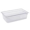 Rubbermaid 132P 19.5 Litre Clear Full Size Cold Food Pan