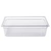 Rubbermaid 132P 19.5 Litre Clear Full Size Cold Food Pan