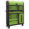 SEALEY AP1080HVG Superline Pro Topchest & Rollcab Combination 12 Drawer & 1 Door Cupboard - Green