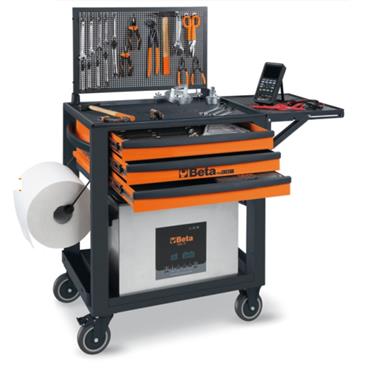 BETA 51000300 RSC51-FO-Service Tool Trolley, 3 Drawers