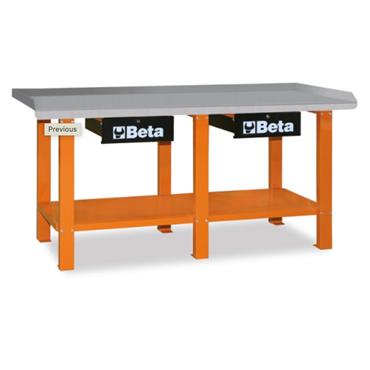 BETA 056000201 C56-O-Workbench, Orange, 2000x 640x 896mm