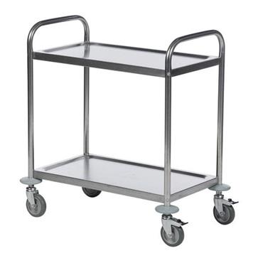 KM 60350 2-Shelf Stainless Steel Trolley - DAMAGED