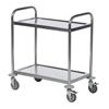 KM 60350 2-Shelf Stainless Steel Trolley - DAMAGED